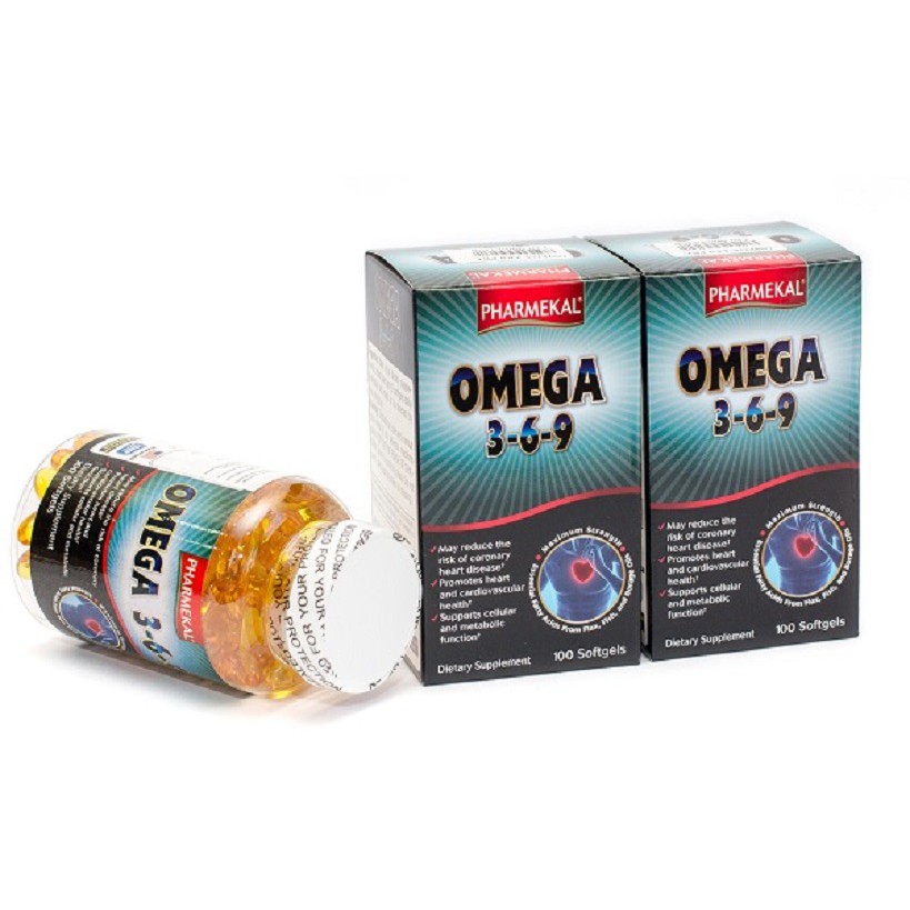 Viên Uống Dầu Cá Omega 3-6-9 PHARMEKAL Hộp 100 Viên | BigBuy360 - bigbuy360.vn