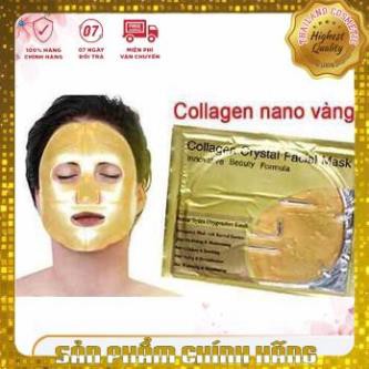 Mặt nạ tinh chất Collagen Nano Vàng 24K dưỡng da (Mask to nguyên mặt)