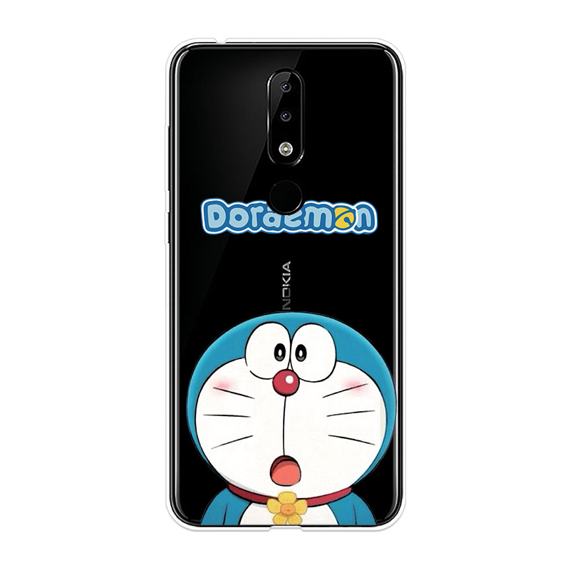 Ốp Lưng Nokia 2.1 3.1 5.1 6.1 Plus X5 X6 TPU mềm Case Doraemon Two