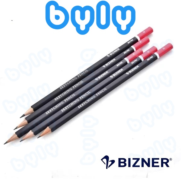 [Ship hỏa tốc] Bút chì gỗ độ cứng H cao cấp 𝑻𝒉𝒊𝒆̂𝒏 𝑳𝒐𝒏𝒈 Bizner BIZ-P03 - ByLy Store