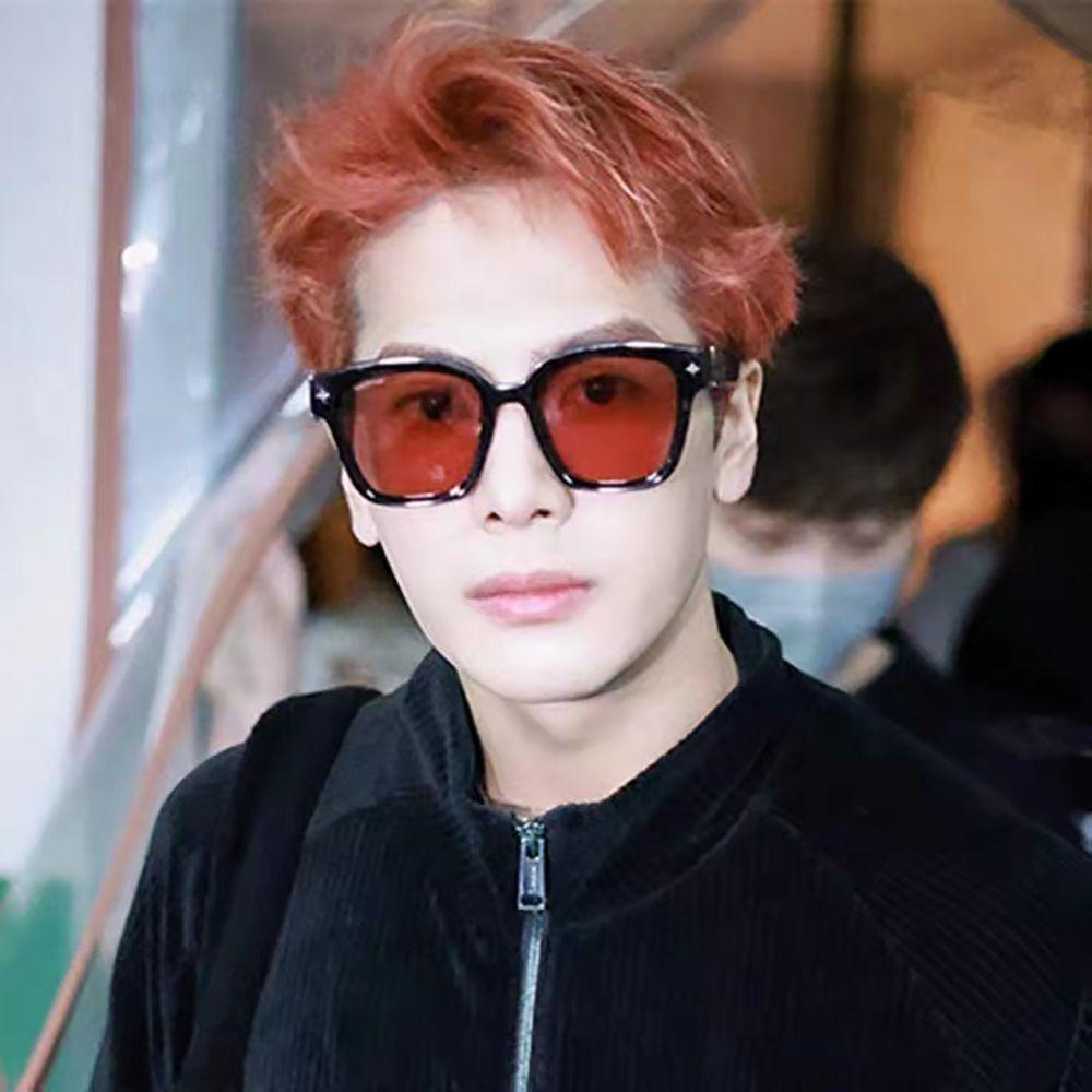 IVORY Kính Mát Gọng Vuông Chống Tia UV400 Chống Bức Xạ Phong Cách Hàn Quốc Cho Nữ