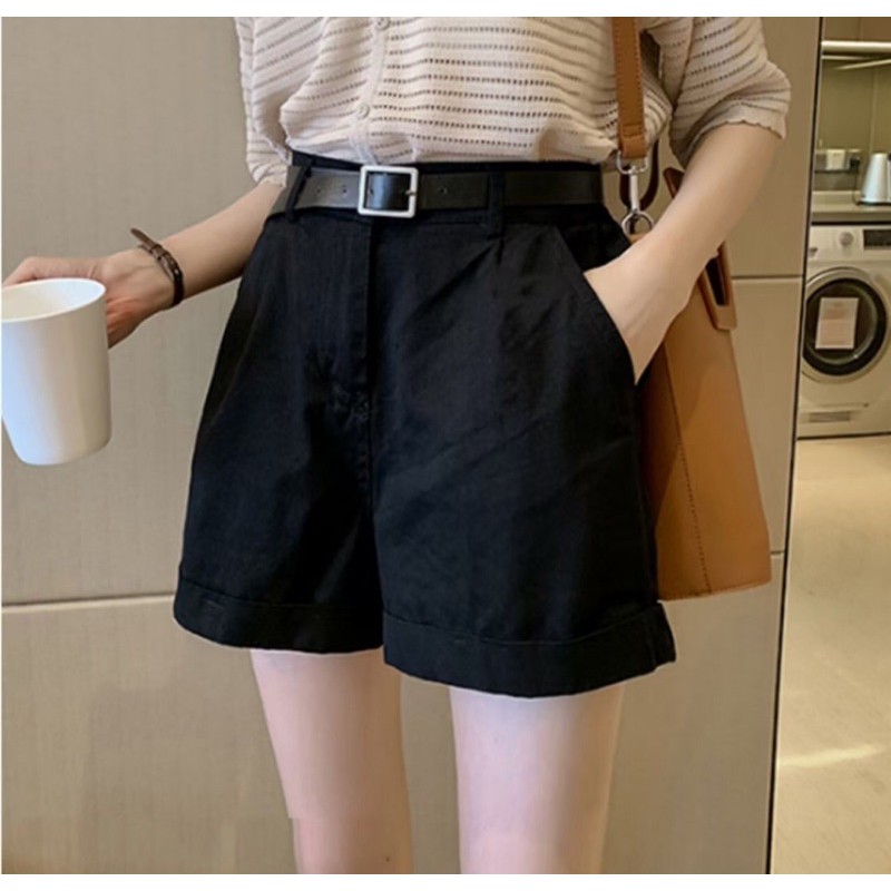 Quần short kèm belt chất xinh