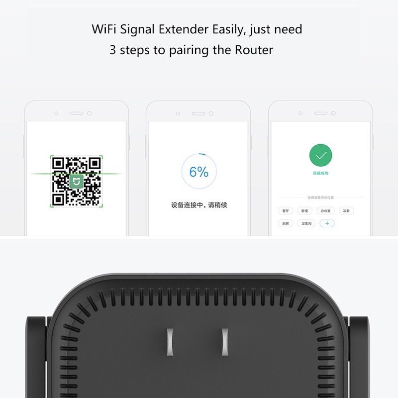 [CHÍNH HÃNG] Thiết bị kích sóng Xiaomi Wifi Repeater Pro bộ kích sóng wifi Xiaomi Pro | WebRaoVat - webraovat.net.vn