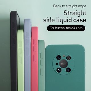 Ốp điện thoại silicon mềm dáng vuông cho Huawei Mate 30 Mate 20 Mate 40 Pro