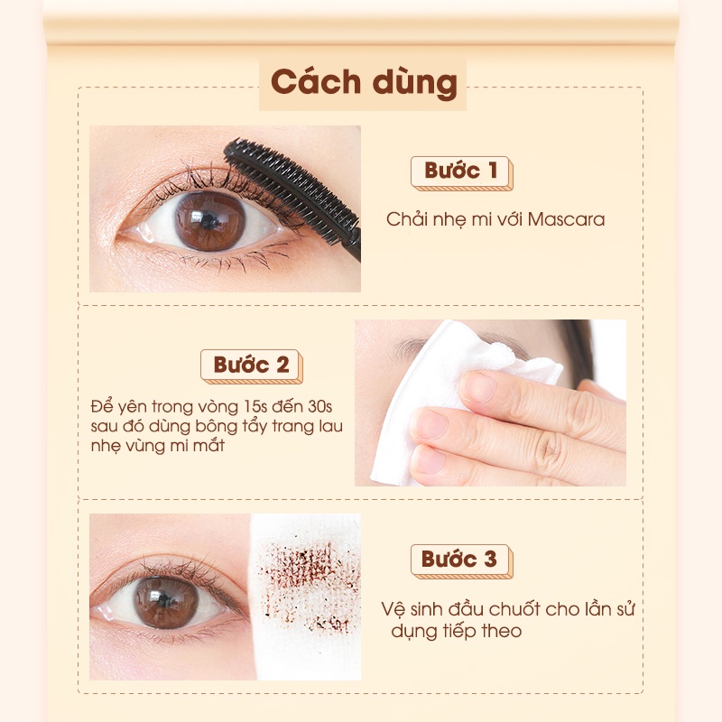 Tẩy trang mascara Chioture Remover Enzyme Mascara dùng cho vùng mi mắt 6ml