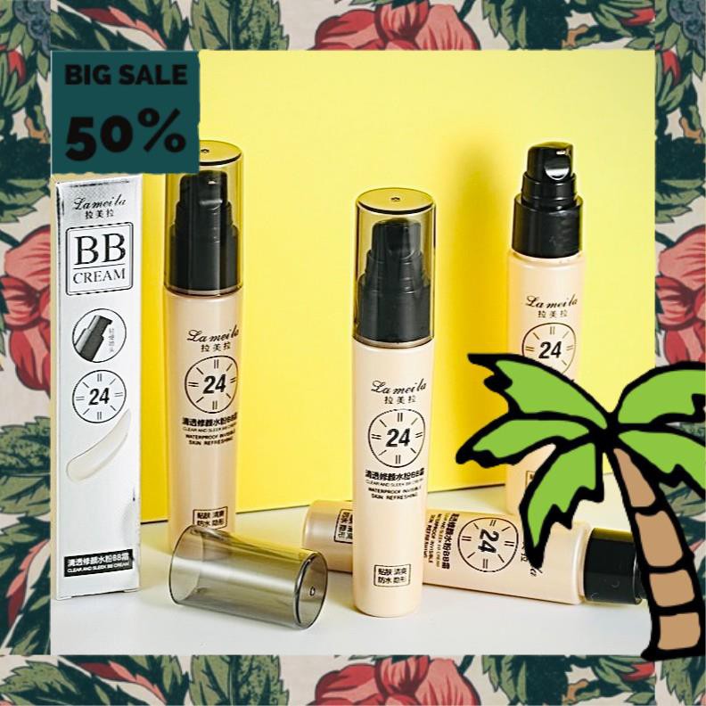 Kem nền BB Cream 24h Lameila 30ml 3036 che khuyết điểm tốt lâu trôi mềm mịn nội địa CC cream Make up Foudation