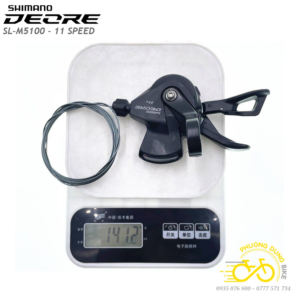 Bộ tay đề bên phải, củ đề xe đạp SHIMANO DEORE M5100 / M5120 11 Speed - Hàng chính hãng