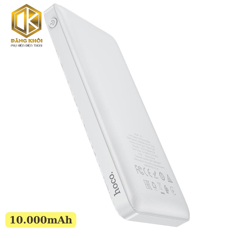 Sạc Dự Phòng Hoco J72 10.000mah CHÍNH HÃNG Có Tích Hợp Đèn Led Pin Sạc dự Phòng Dự Phòng