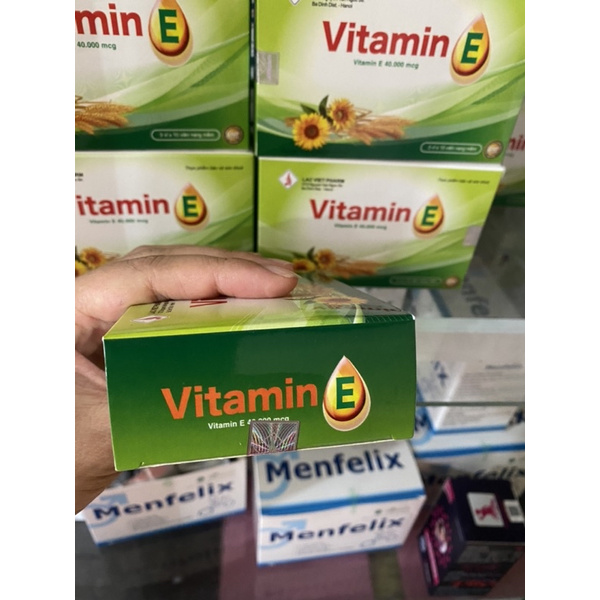 Vitamin E lạc việt pharm - Giúp Hỗ Trợ Đẹp Da, Sáng  Mịn, Tăng Khả Năng Thụ Thai