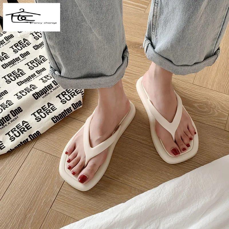 Dép Đế Bằng Phong Cách Hàn Quốc Thời Trang Mùa Hè Cho Nữ