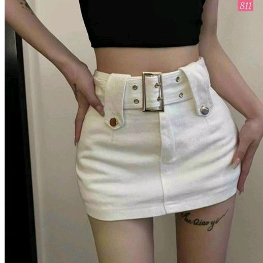 Váy kaki tặng kèm thắt lưng siêu hot