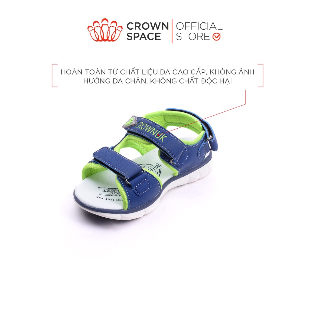 Sandal Bé Trai Chính Hãng Crown Space Cao Cấp CRUK535 Size 26-35 cho bé 5 đến 14 Tuổi - Mã BMLTA50 giảm 10% đơn 99K