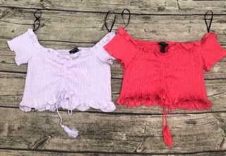 🔆🔆 ÁO CROPTOP SMOCKING  F21