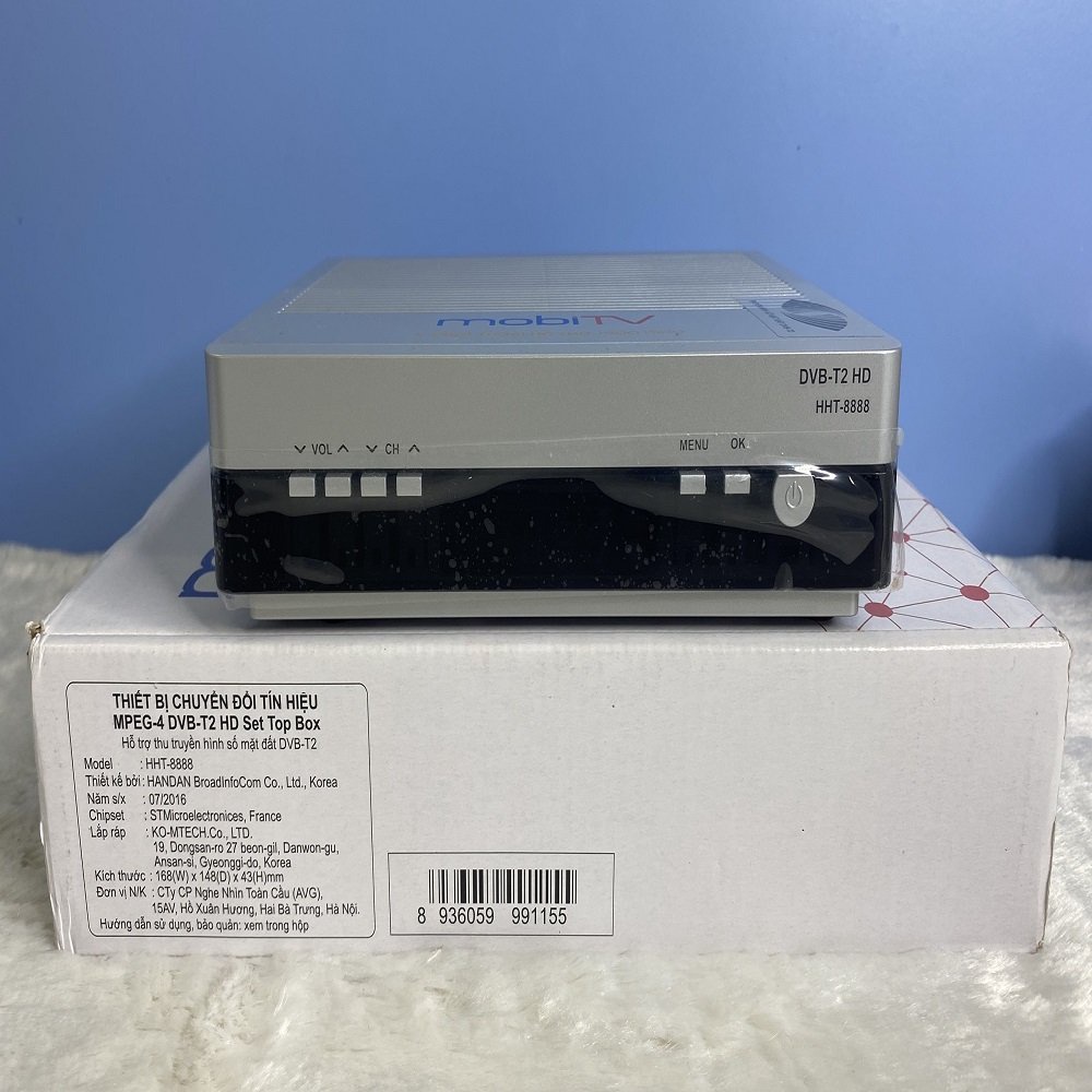 Bộ đầu thu DVB T2 mobiTV + anten ngoài trời +15m dây cáp - Xem kênh truyền hình với 99 kênh truyền hình