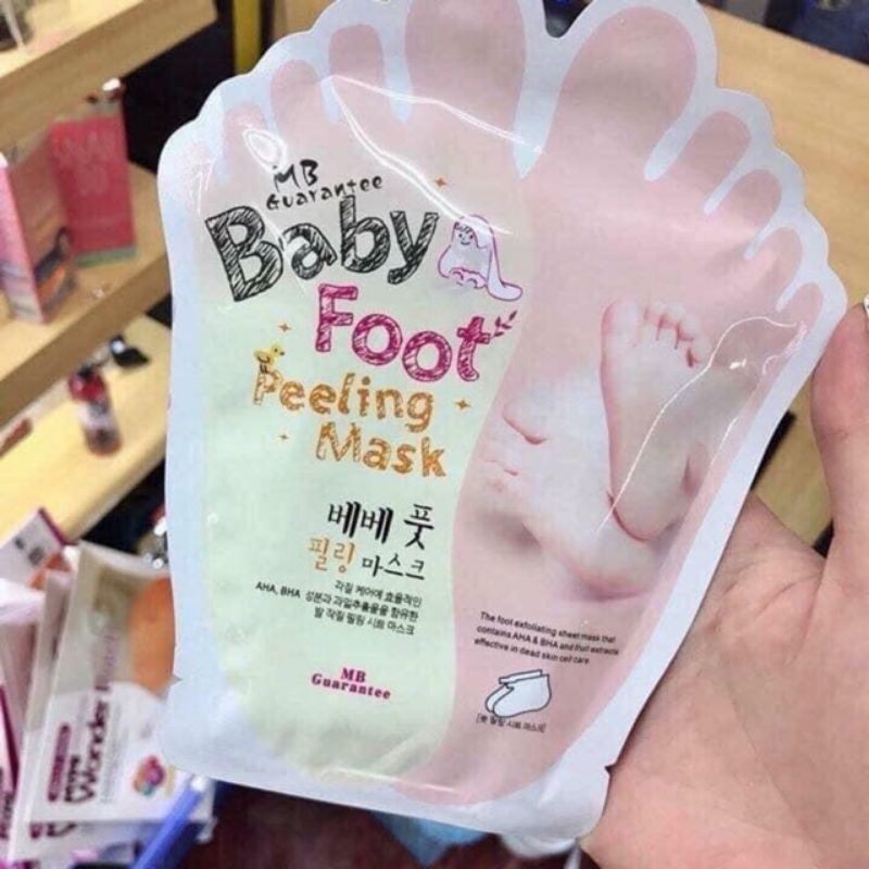 Mặt Nạ Ủ Da Chân Baby Foot Peeling Mask MẪU MỚI chuẩn thái lan