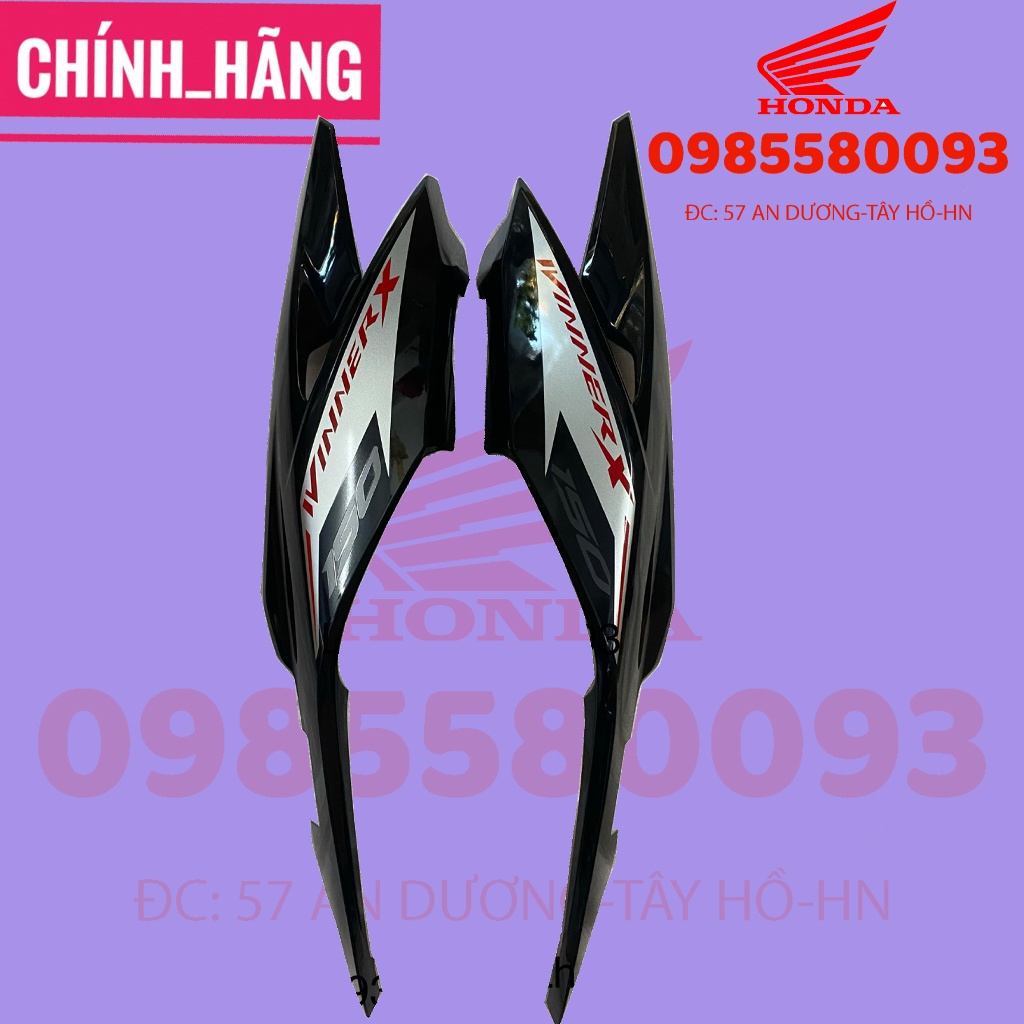 Dàn áo, Bộ nhựa, Vỏ xe Winner X Đen bóng 2021 chính hãng Honda