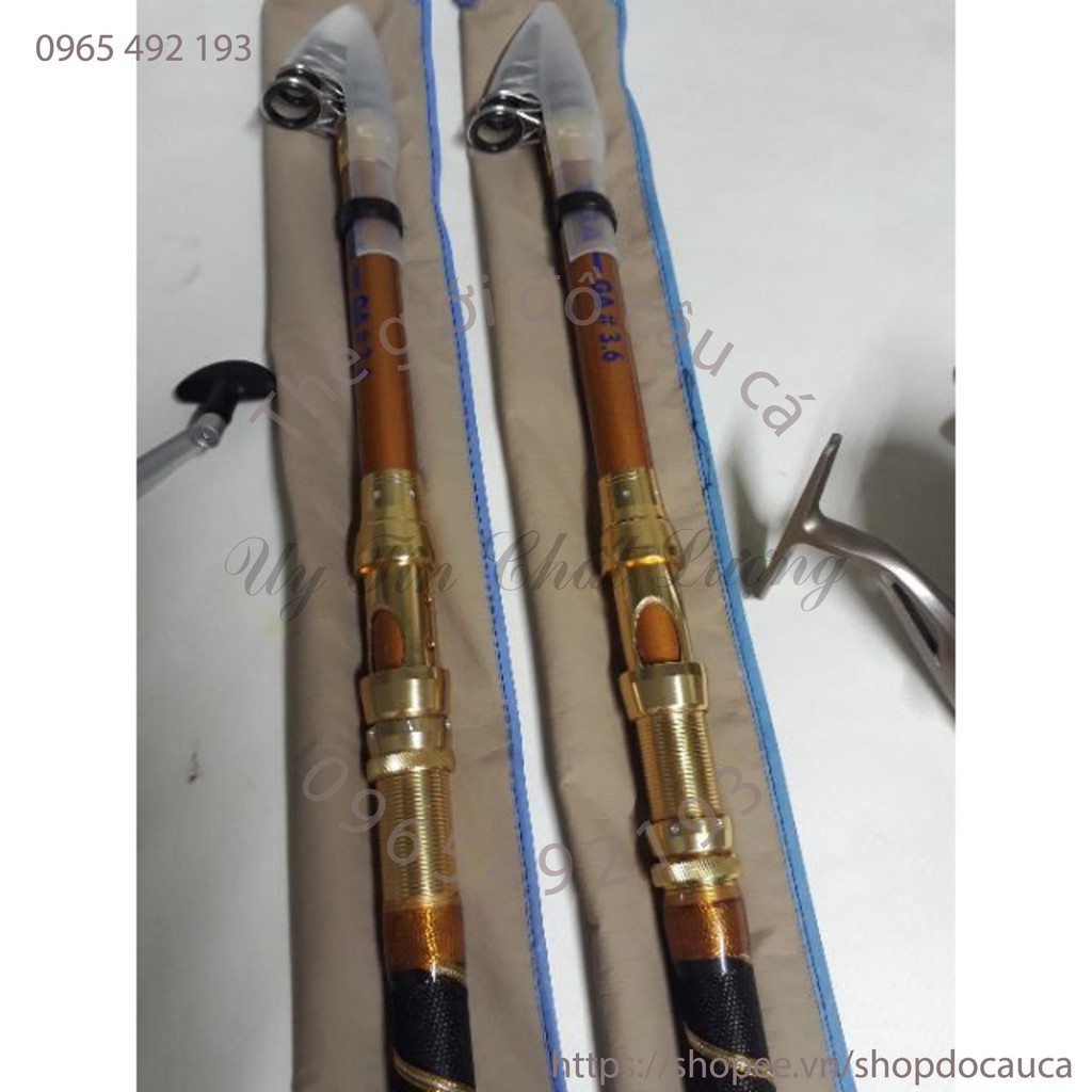 Combo bộ cần rút tiga 3m6 và máy yumoshi 7000 ( rẻ vô địch )