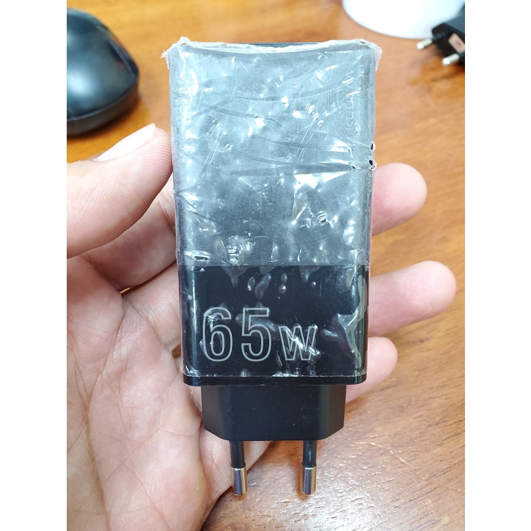 Cốc Sạc KUULAA Cổng USB Type-C Chất Liệu GaN 65W (Qua sử dụng)