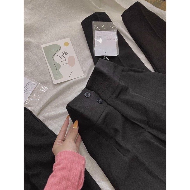 QUẦN BAGGY VẢI CẠP ĐÔI