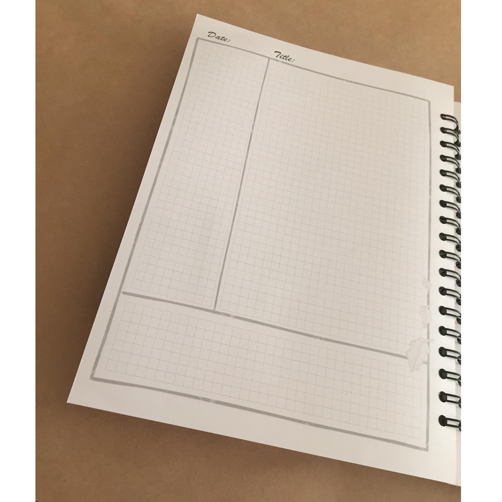 Sổ tay ghi chép Vintage Cornell - 20,5x28 cm  - 150 trang tự chọn