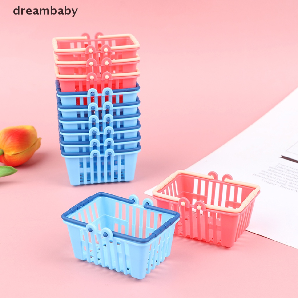 Giỏ hàng mua sắm siêu thị đồ chơi nhà búp bê cho bé