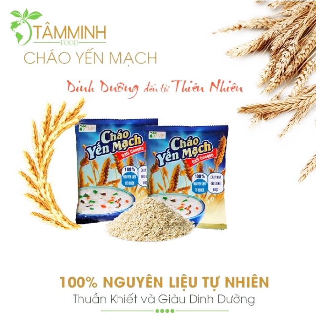 Thùng 30 Gói Cháo Yến Mạch Ăn Liền Thực Dưỡng Tâm Minh