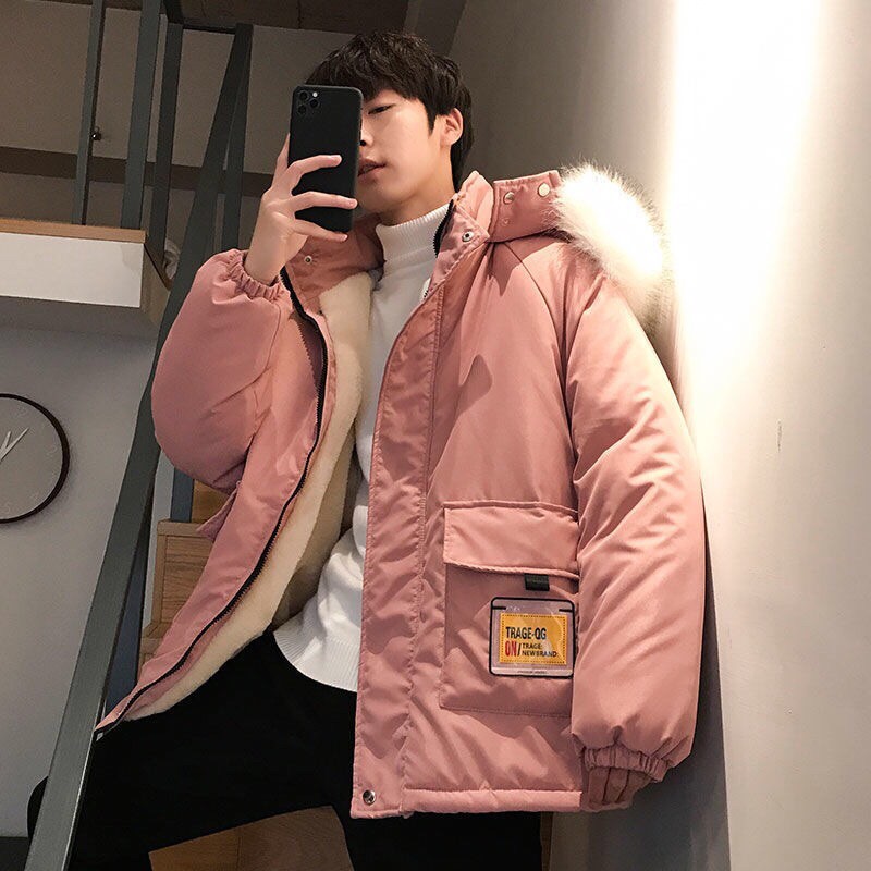 Áo khoác nam size M-5XL lông mũ có thể tháo dời