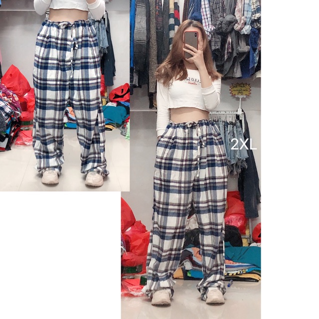 Quần flannel pants
