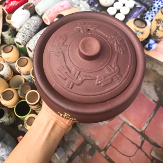 Nồi sành kho cá chịu nhiệt Bát Tràng size 16x14