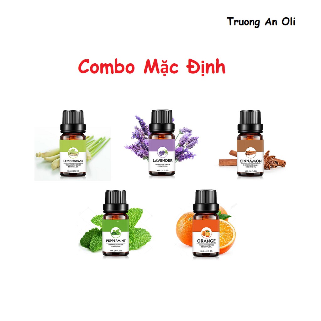 Combo 4 Tặng 1 tinh dầu thiên nhiên Trường An Natural Life lọ 10ml, Nhập khẩu Ấn Độ, Có giấy kiểm định QUATEST3