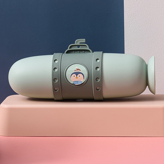 Hàng Sẵn Hộp Đựng Bàn Chải Đánh Răng Tiện Lợi du lịch cầm tay Hình tàu ngầm Hoạt Hình【Tennessee052】