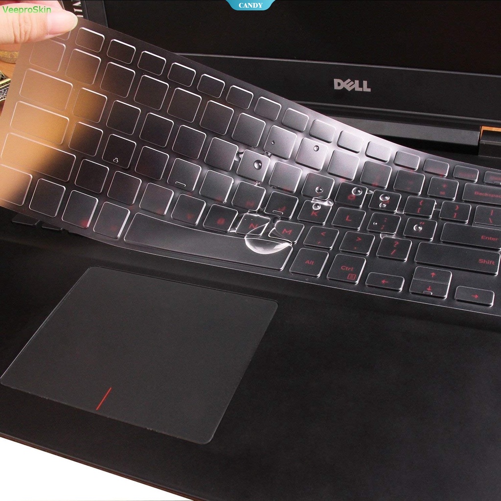 Miếng dán silicone bảo vệ bàn phím cho laptop Dell Ins15-7577 15 5577 5576 5567 5565 G3 G7 7588 3779 G5 15.6 inch