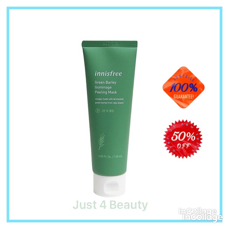 [Duty] Tẩy da chết innisfree green barley gommage peeling mask 120ml