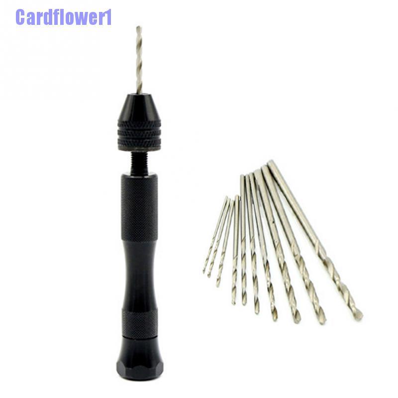 Bộ 11 Mũi Khoan Xoắn Cầm Tay Dùng Làm Đồ Thủ Công