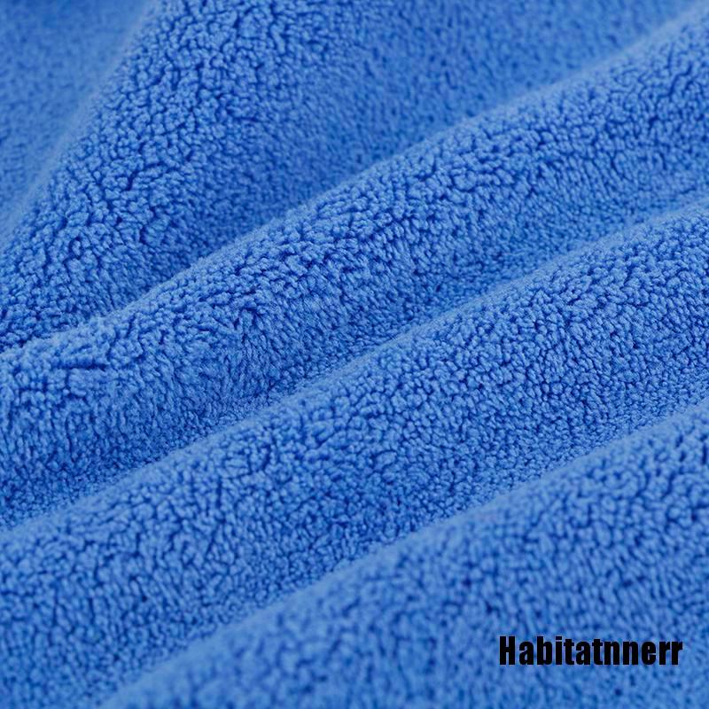 MICROFIBER Khăn Lau Xe Hơi / Nhà Bếp Chất Liệu Nhung San Hô Thấm Hút Tốt