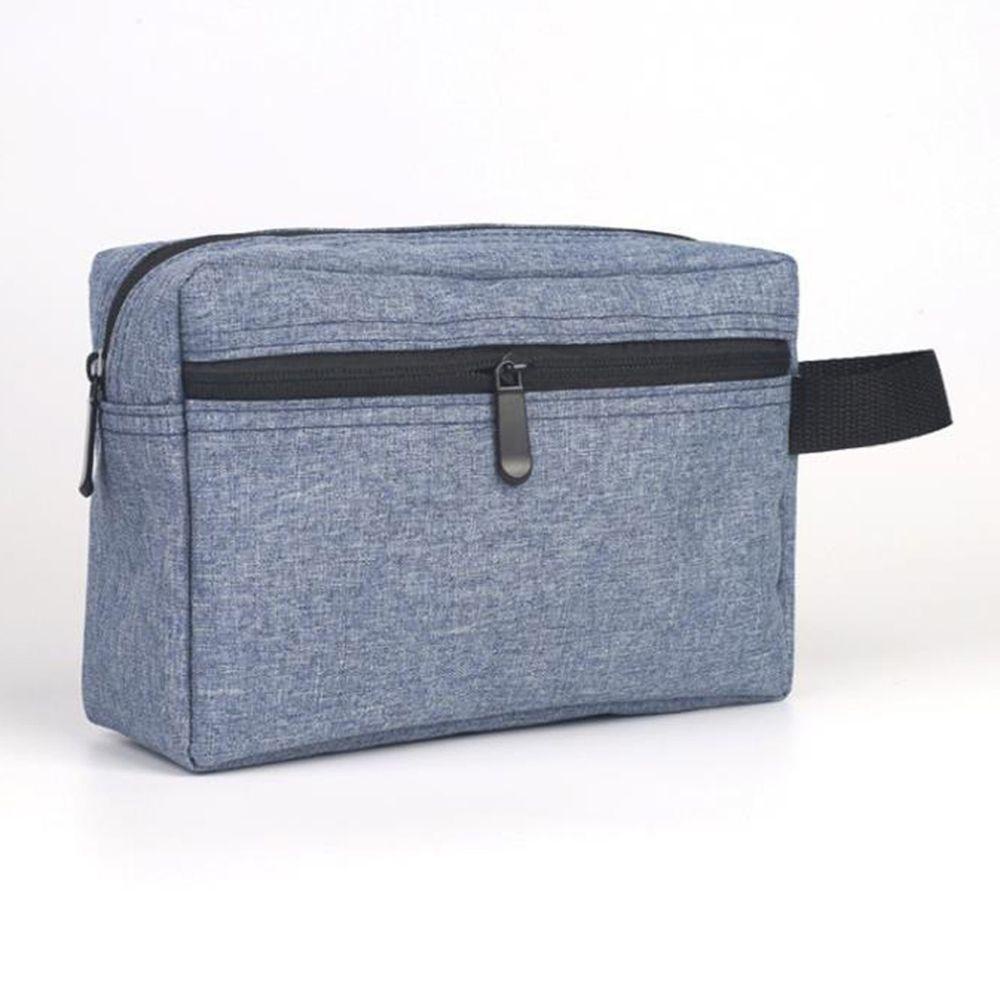 Túi Đựng Mỹ Phẩm Cỡ Lớn Màu Trơn Đơn Giản Đa Năng Thời Trang Cho Nữ