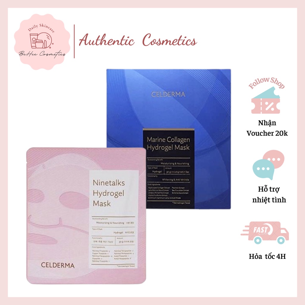 Mặt Nạ Thạch Celderma Dưỡng Trắng & Cấp Ẩm