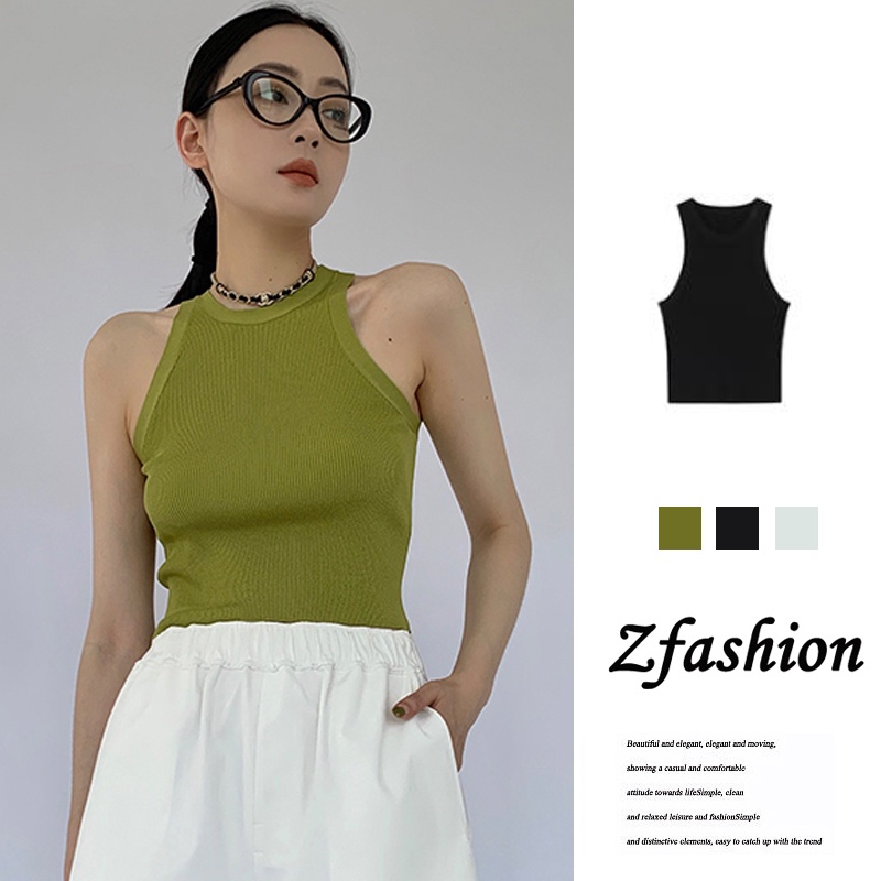 Áo Lửng Sát Nách Màu Trơn Gợi Cảm Cho Nữ