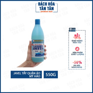 Nước tẩy quần áo Javel hiệu Mỹ Hảo, chai 550g