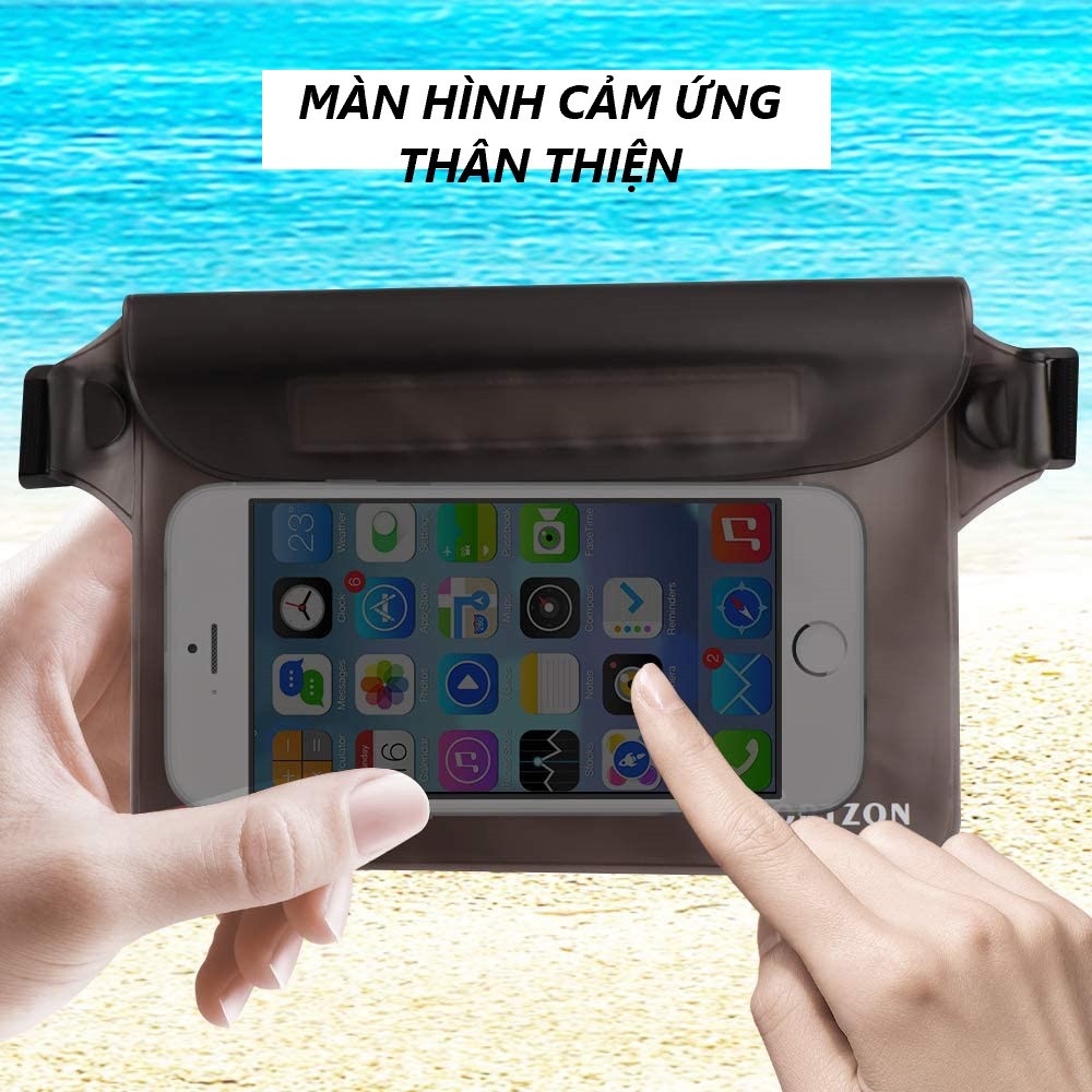 [GIÁ ƯU ĐÃI] Túi chống nước đeo hông tiện lợi - Chống ướt điện thoại - FREESHIP