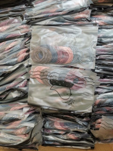 Túi 100 dây buộc tóc cho bé