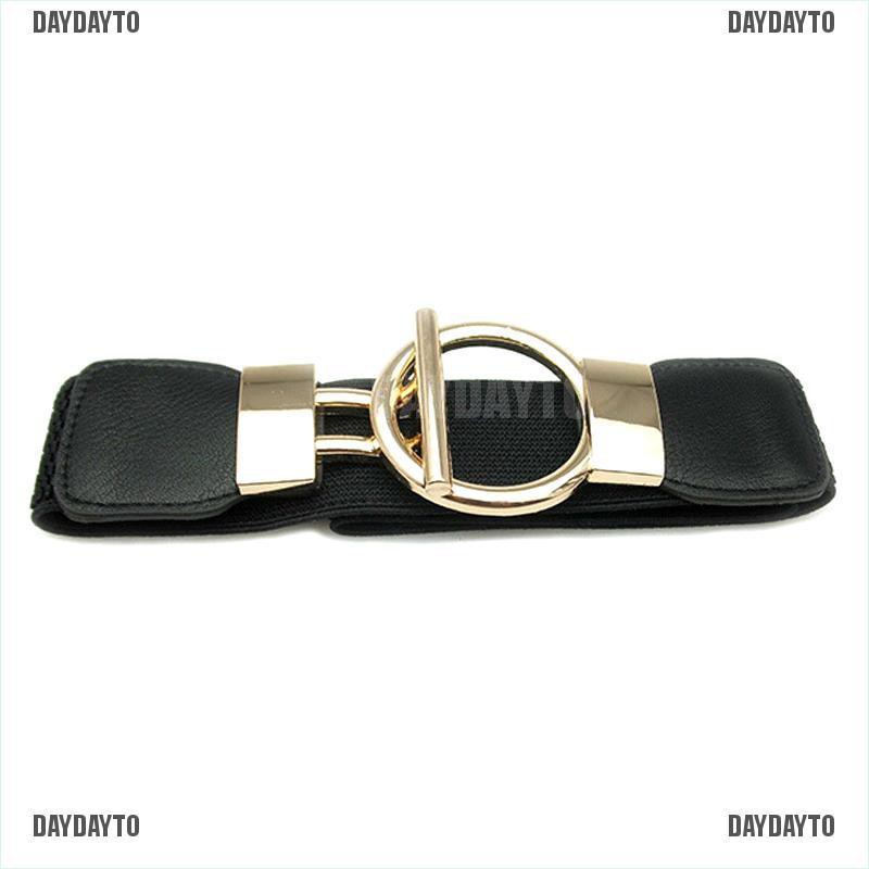 Thắt Lưng Co Giãn Bản Rộng Có Khóa Cài Cho Nữ Mặc Đầm