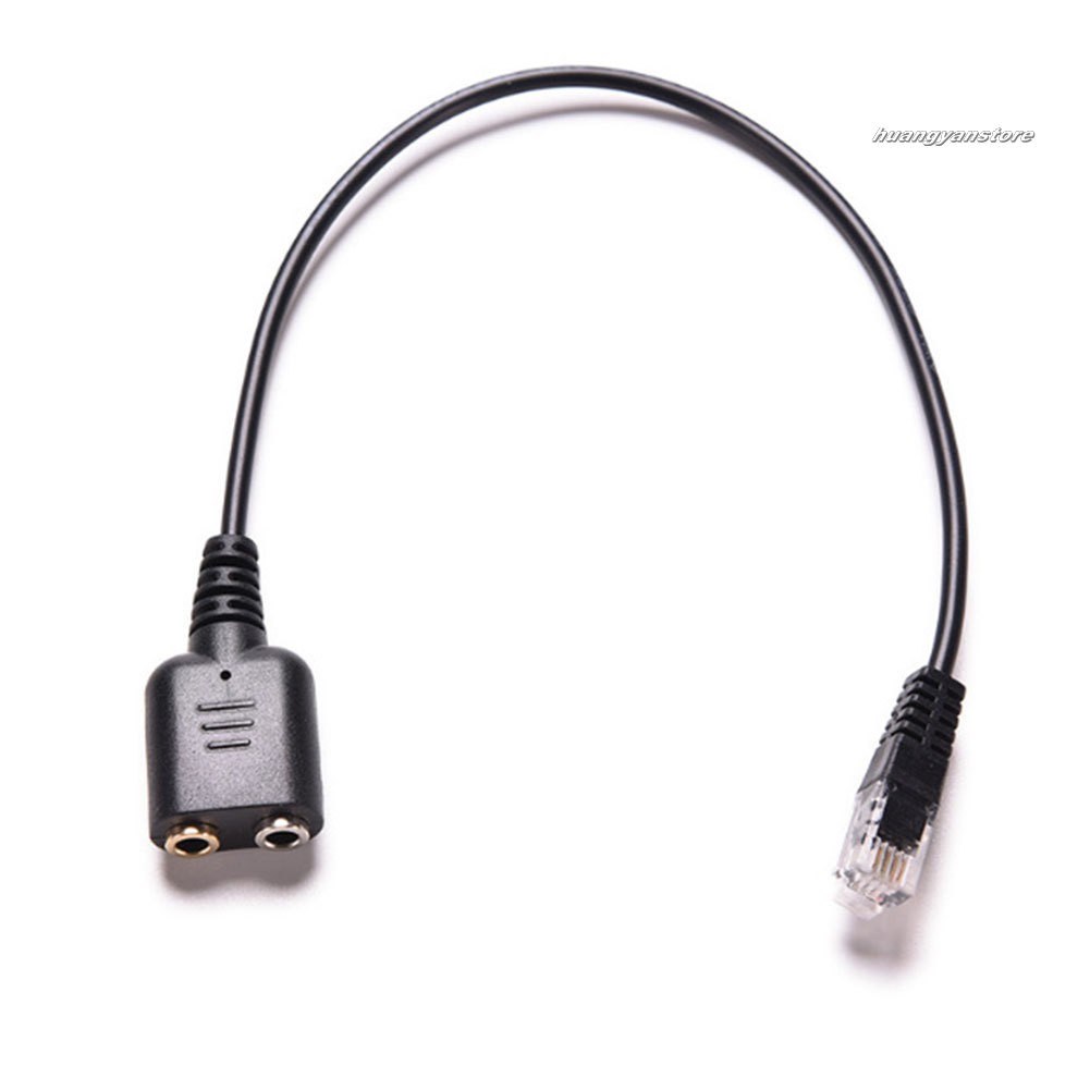 Dây Cáp Chuyển Đổi Âm Thanh 3.5mm Sang Rj9 Dành Cho Điện Thoại Pc