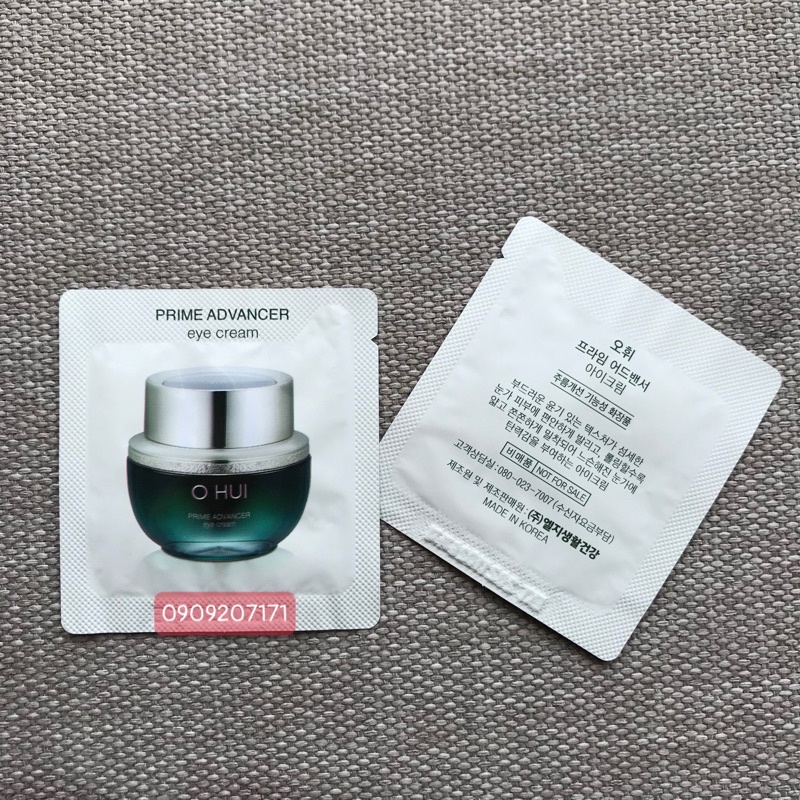 [DATE 2024] COMBO 10 GÓI MẮT DƯỠNG CHỐNG NHĂN CHỐNG LÃO HOÁ CHỐNG THÂM QUẦNG MẮT Ohui Prime Advancer Eye Cream 1ml