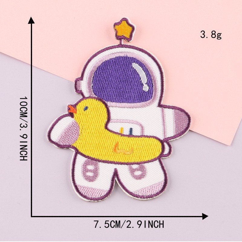 Sticker Thêu Hình Phi Hành Gia Độc Đáo Ấn Tượng