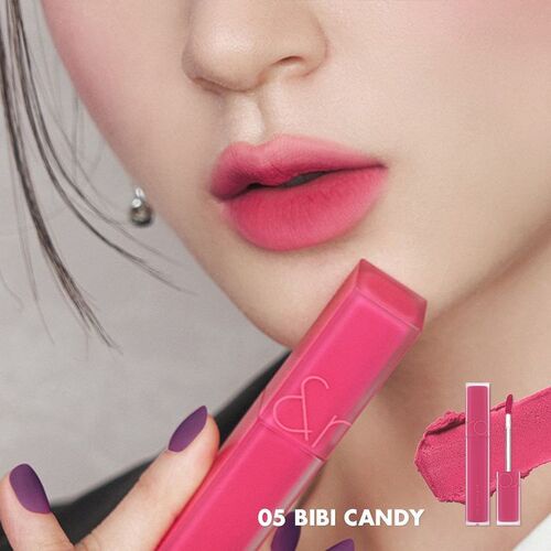 Combo Son kem lì Romand Blur Fudge Tint 5g + Sơn móng tay Romand Mood Pebble Nail 7g