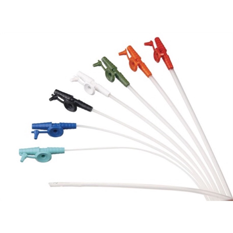 ❤️ Ống Dây hút đàm đờm nhớt có khoá SUCTION CATHETER dây hút đờm nhớt dịch có van khoá số 8fr 10fr 12fr 14fr cho trẻ em