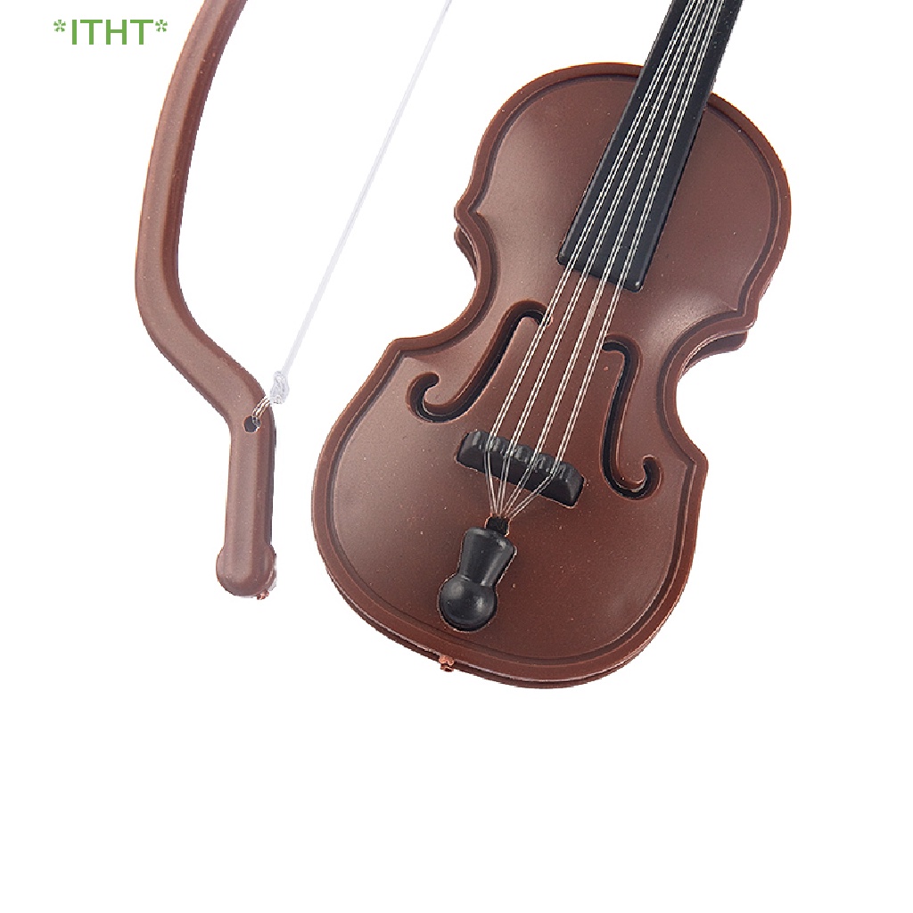 Đồ Chơi Đàn Violin Cho Búp Bê Tỉ Lệ 1 / 12 Mới
