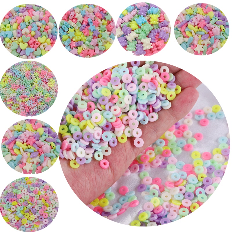 Set 20 / 40 / 100 Hạt Xỏ Lỗ Hình Gấu Hoạt Hình
