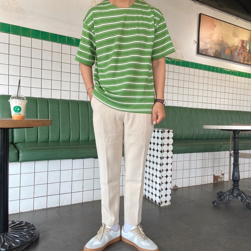 Quần tây baggy ống côn 9 tấc nam vải kaki - DAILY PANTS.